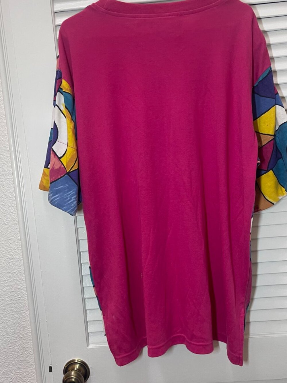 Retro Abstract Sequin Top Colorful Plus Size 20W - Picture 3 of 8